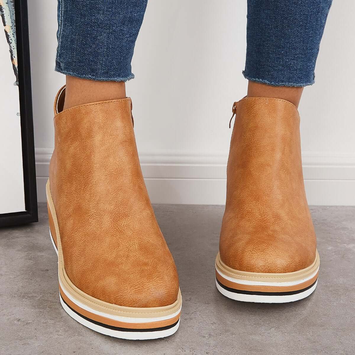 Chic Orthopedic Boots with Unique Design
