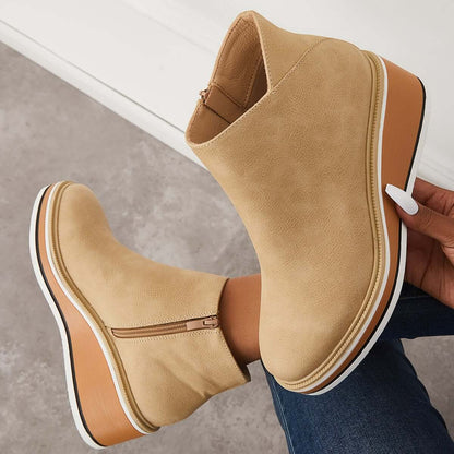 Chic Orthopedic Boots with Unique Design
