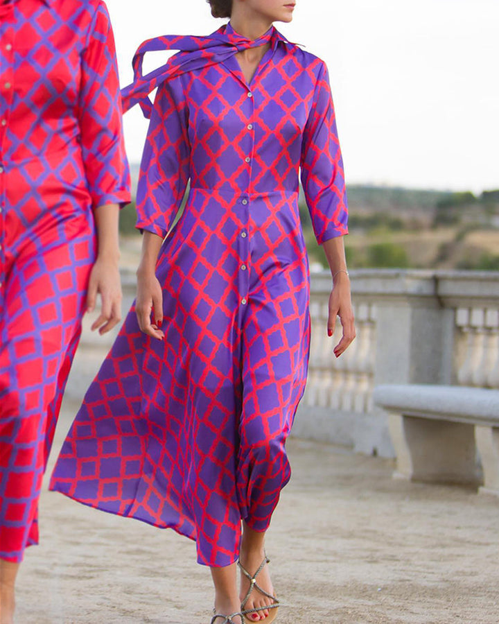 Well Tailored Dress with a Graceful Silhouette