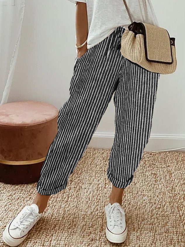 A Vintage Style Trousers with Delicate Timeless Details