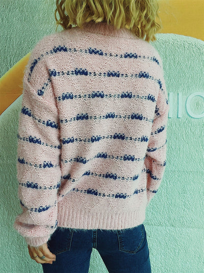 A Vintage Style Sweater with Delicate Timeless Details