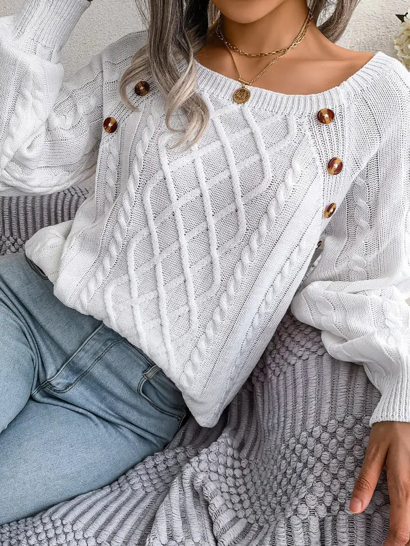 Vintage Inspired Sweater with a Contemporary Edge