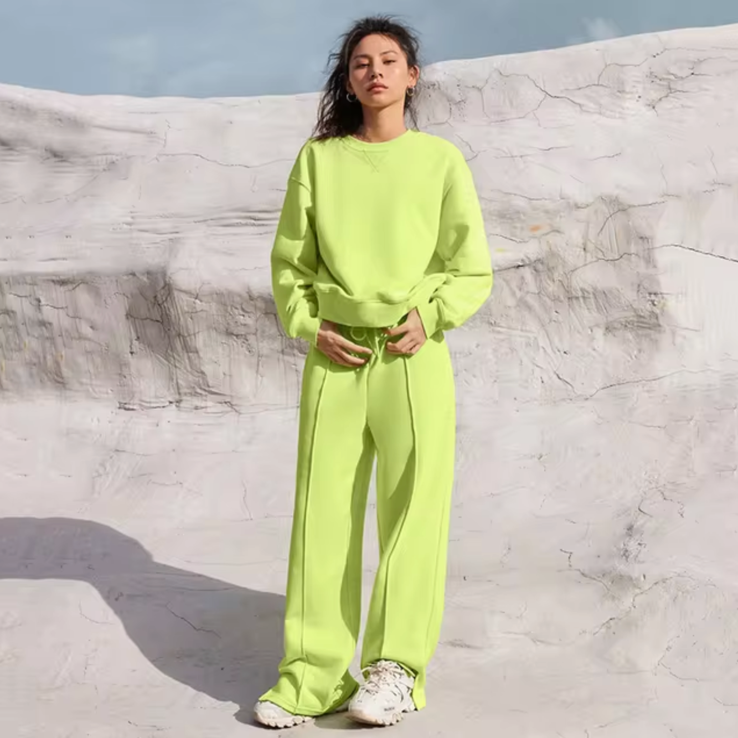 Kauniisti valmistettu Villapaita