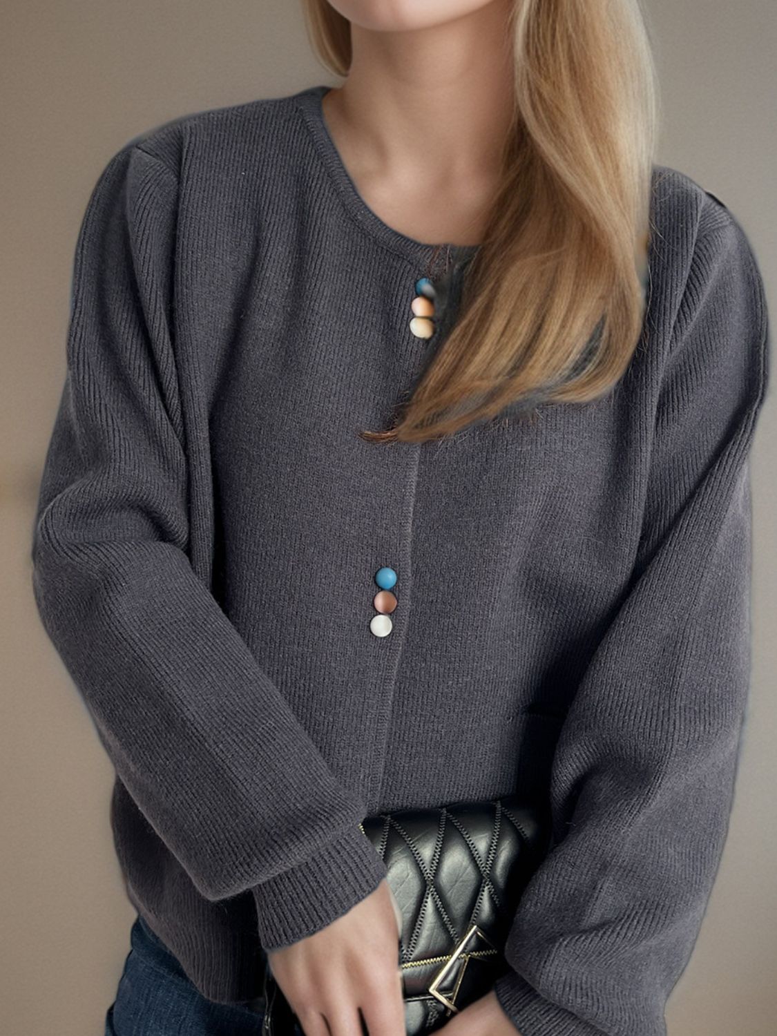 A Vintage Style Cardigan with Delicate Timeless Details