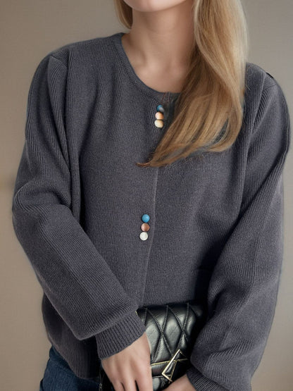A Vintage Style Cardigan with Delicate Timeless Details