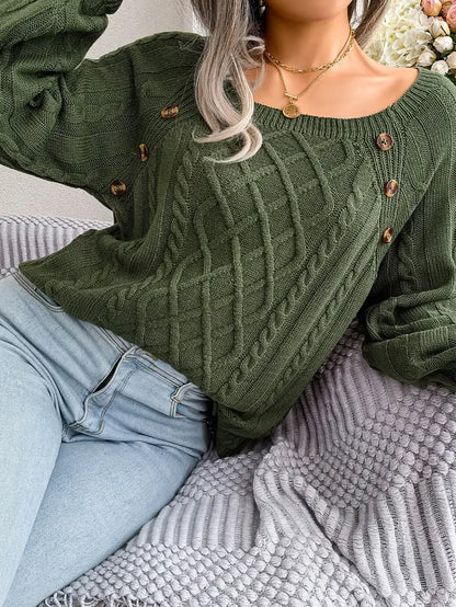Vintage Inspired Sweater with a Contemporary Edge