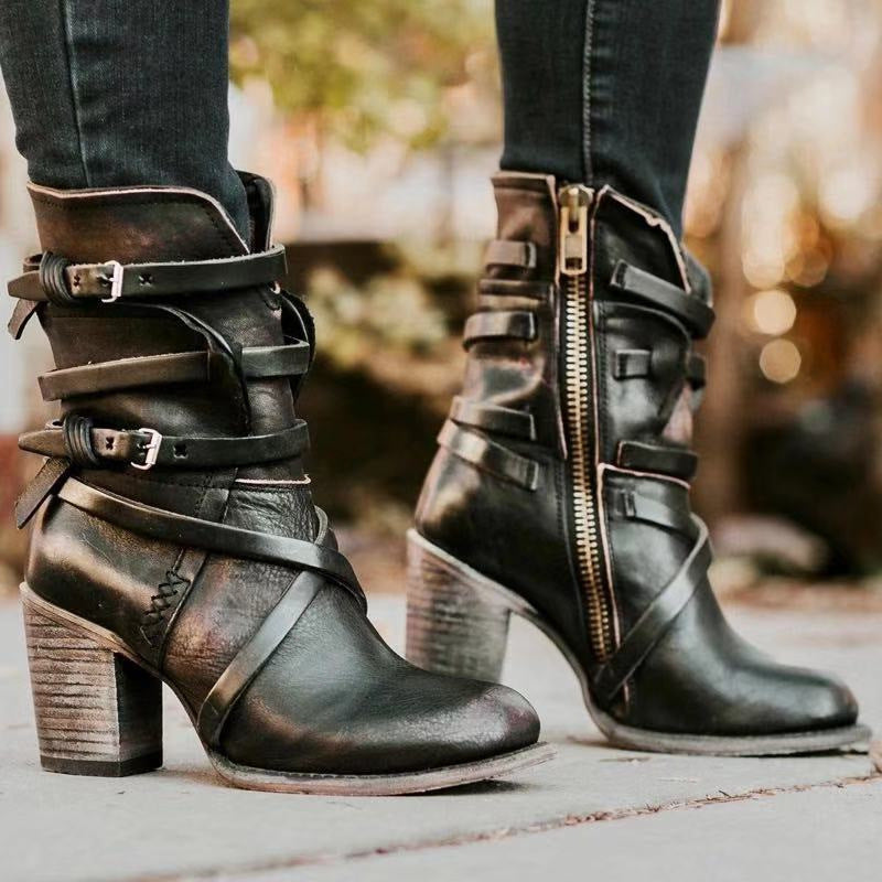 Vintage Inspired Orthopedic Boots
