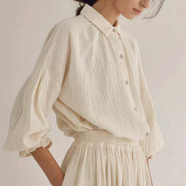 Vintage Inspired Blouse with a Contemporary Edge