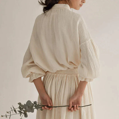 Vintage Inspired Blouse with a Contemporary Edge