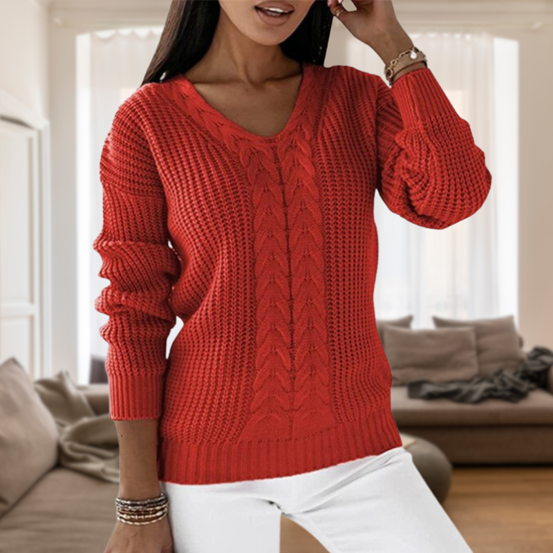 Well Tailored Sweater with a Graceful Silhouette
