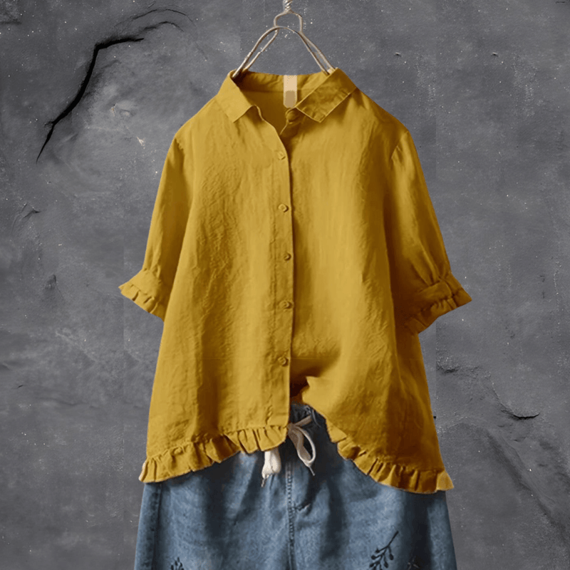 Classic Vintage Blouse with a Flattering Fit