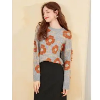A Vintage Style Sweater with Delicate Timeless Details
