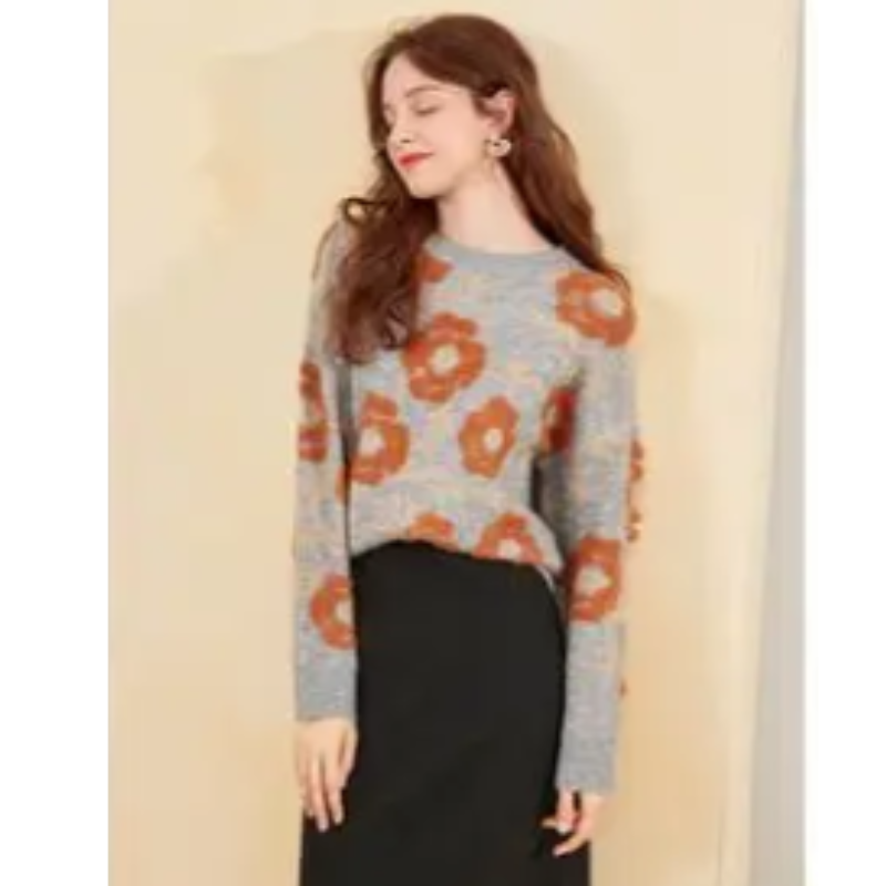 A Vintage Style Sweater with Delicate Timeless Details