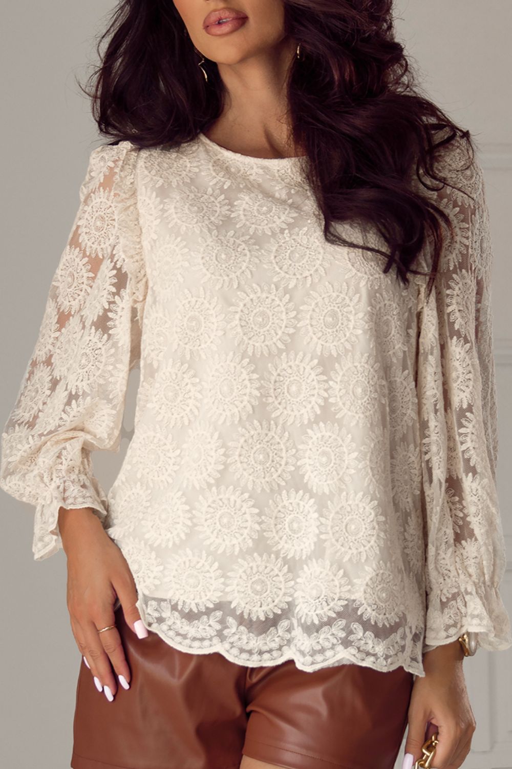 Classic Vintage Blouse with a Flattering Fit