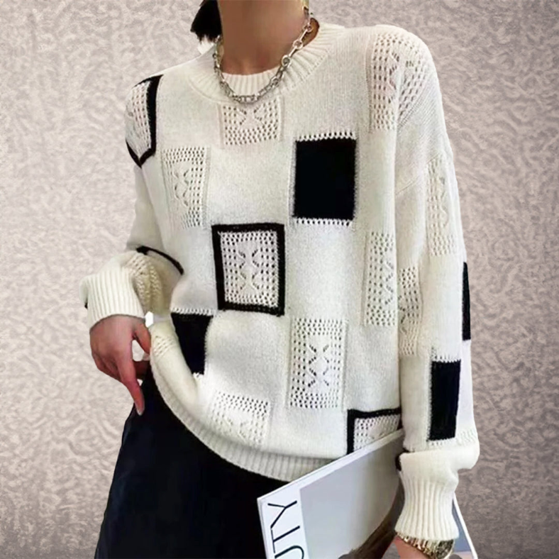 Vintage Inspired Sweater with a Contemporary Edge