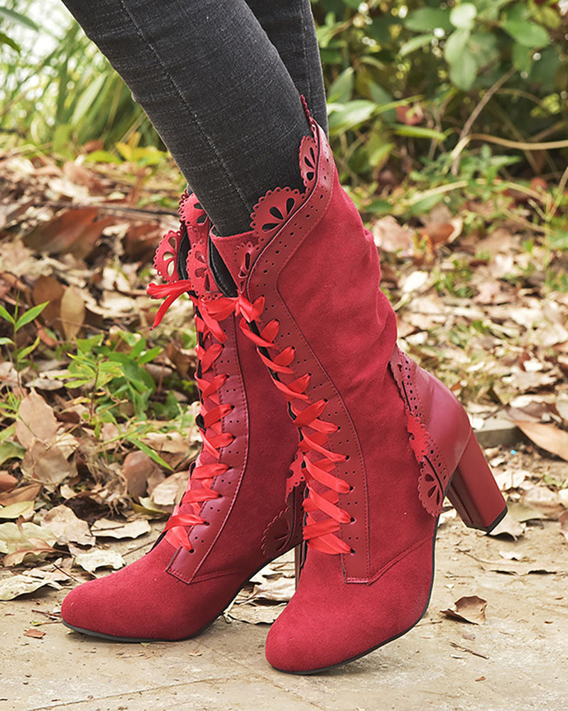 Vintage Inspired Orthopedic Boots