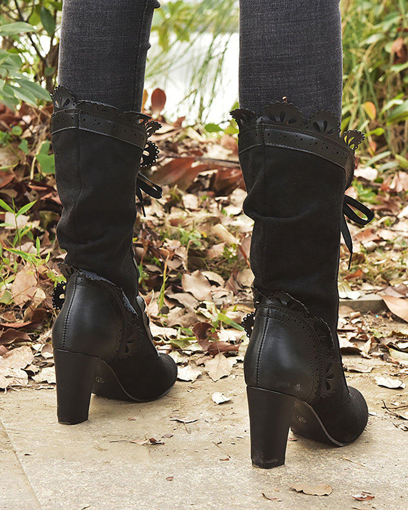 Vintage Inspired Orthopedic Boots