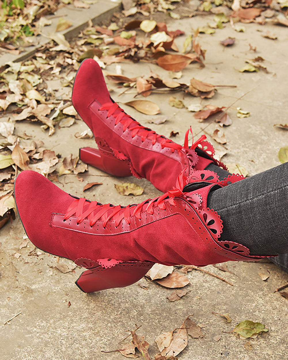 Vintage Inspired Orthopedic Boots