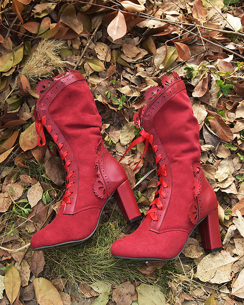 Vintage Inspired Orthopedic Boots