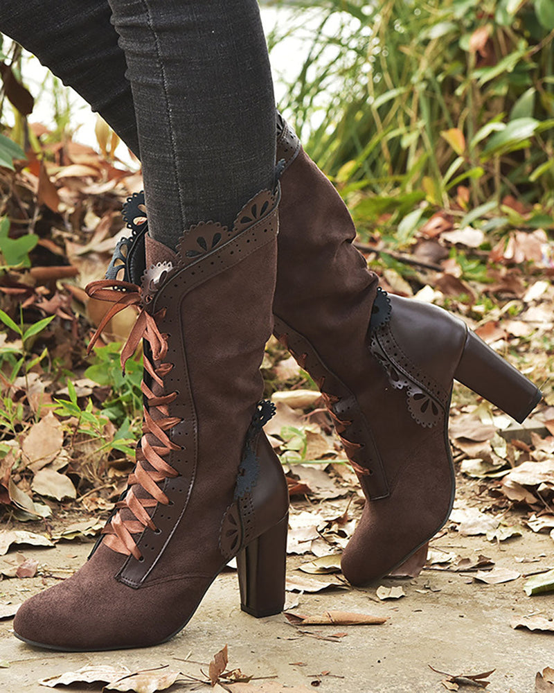 Vintage Inspired Orthopedic Boots