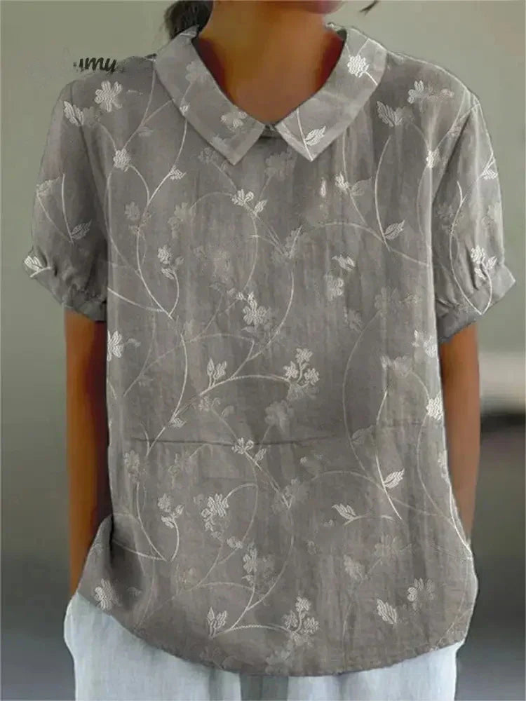 Classic Vintage Blouse with a Flattering Fit