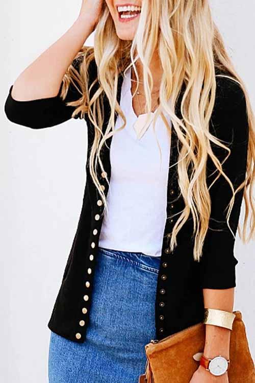 A Vintage Style Cardigan with Delicate Timeless Details