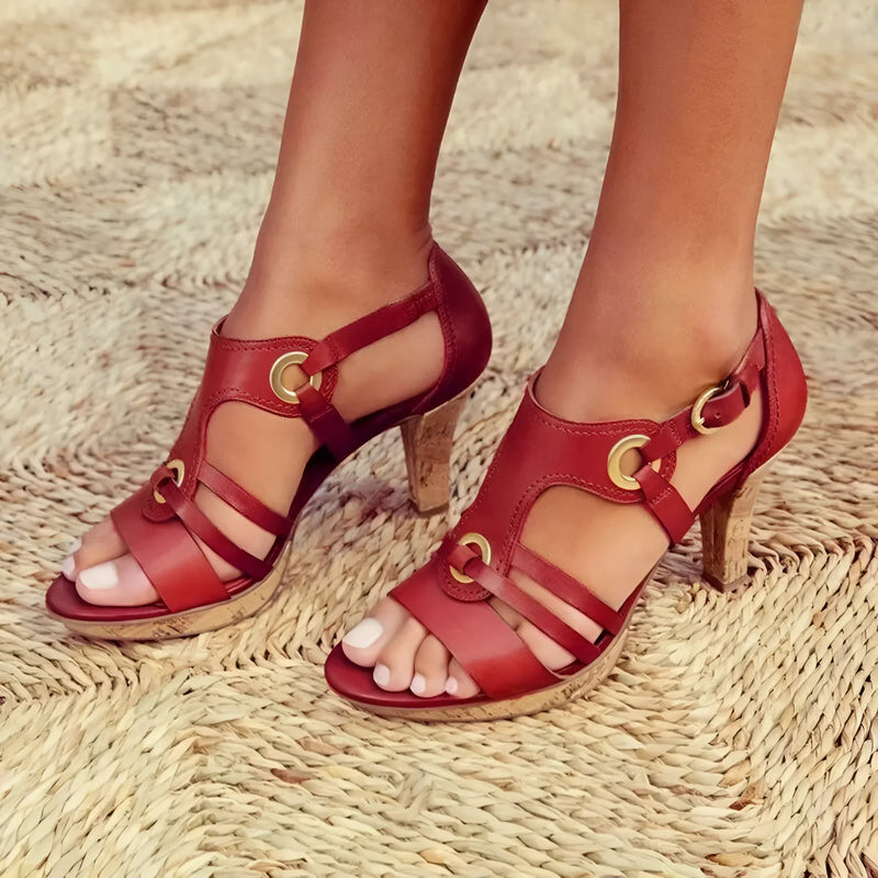 Chic Orthopedic Heels with Unique Design