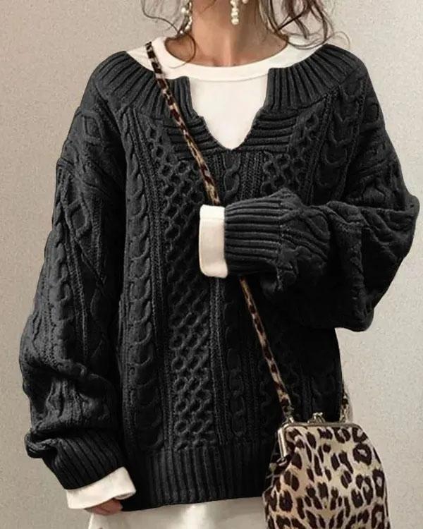 Beautifully Balanced Sweater with Timeless Character