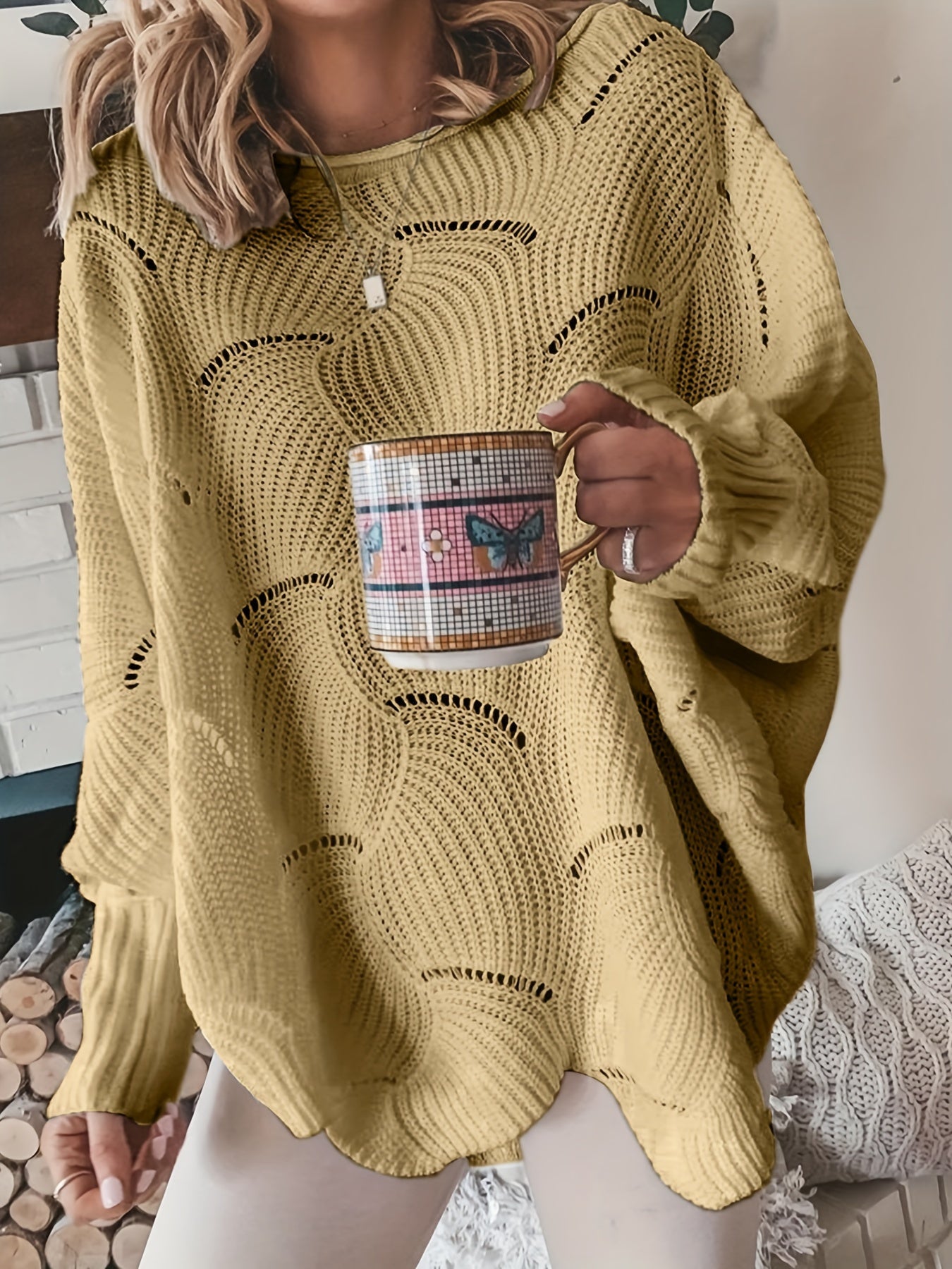 A Vintage Style Sweater with Delicate Timeless Details