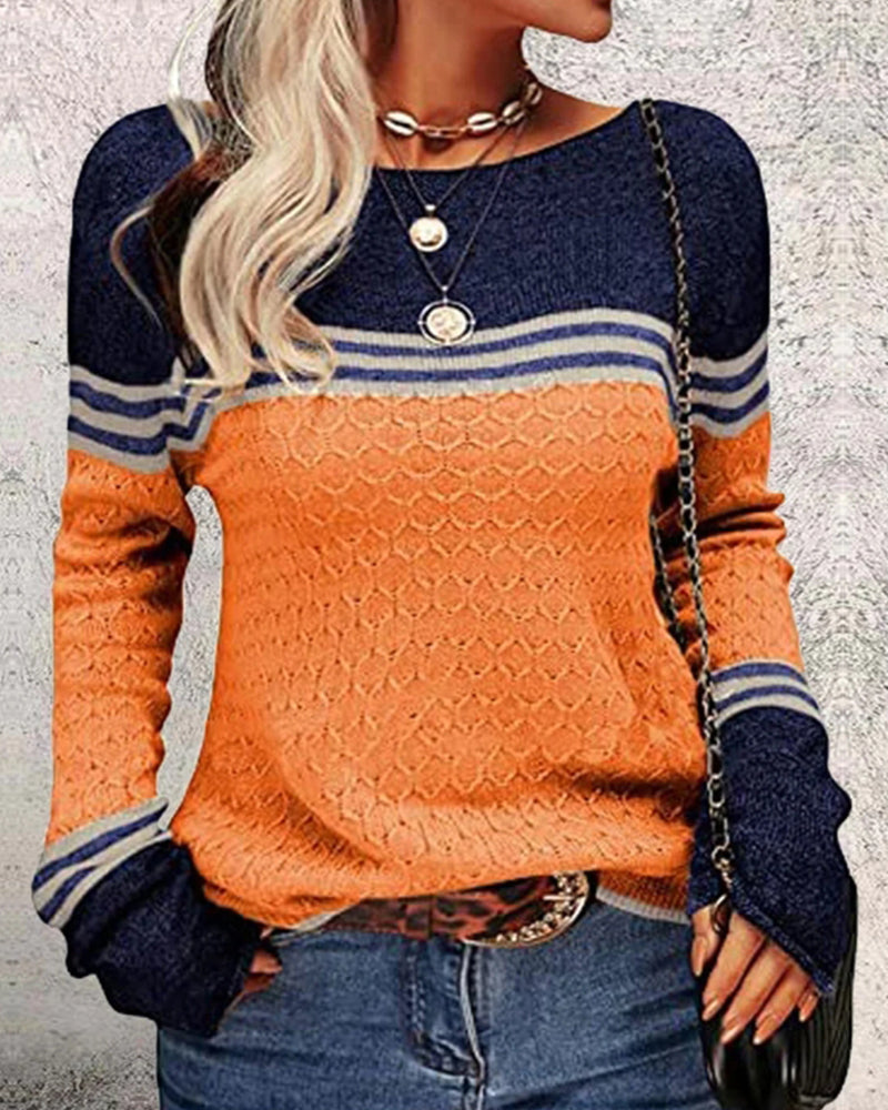 Cinthia® | Casual cotton sweater in various colors for women