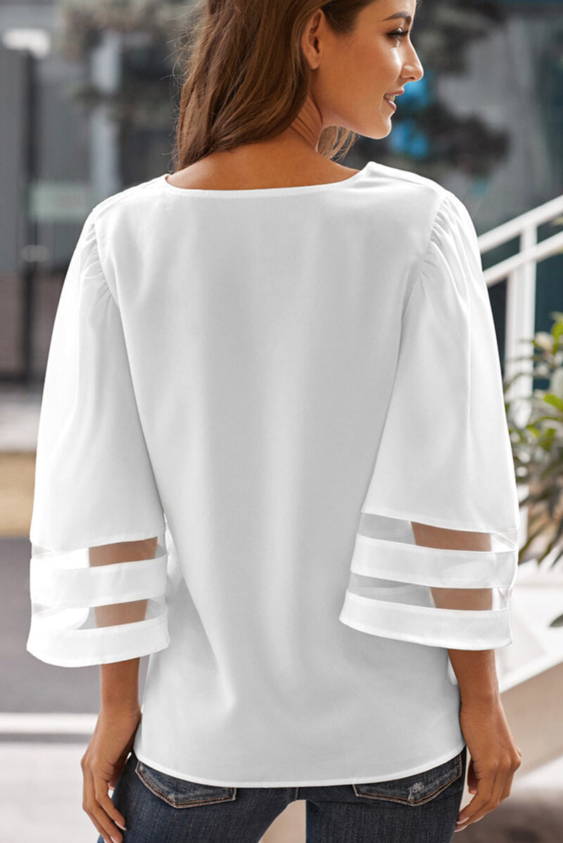 Well Tailored Blouse with a Graceful Silhouette