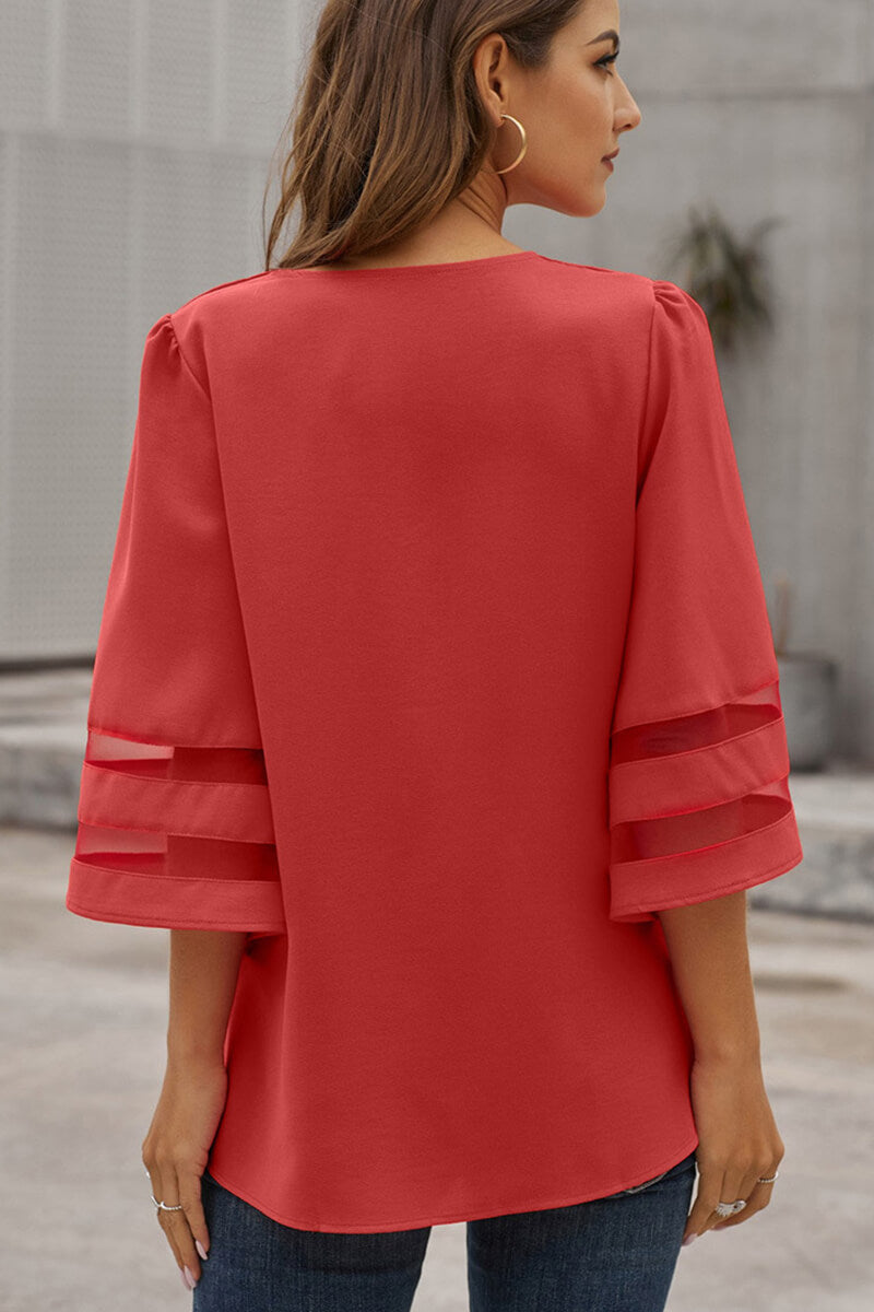 Well Tailored Blouse with a Graceful Silhouette