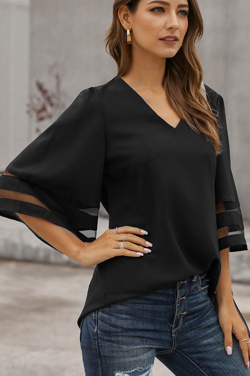 Well Tailored Blouse with a Graceful Silhouette