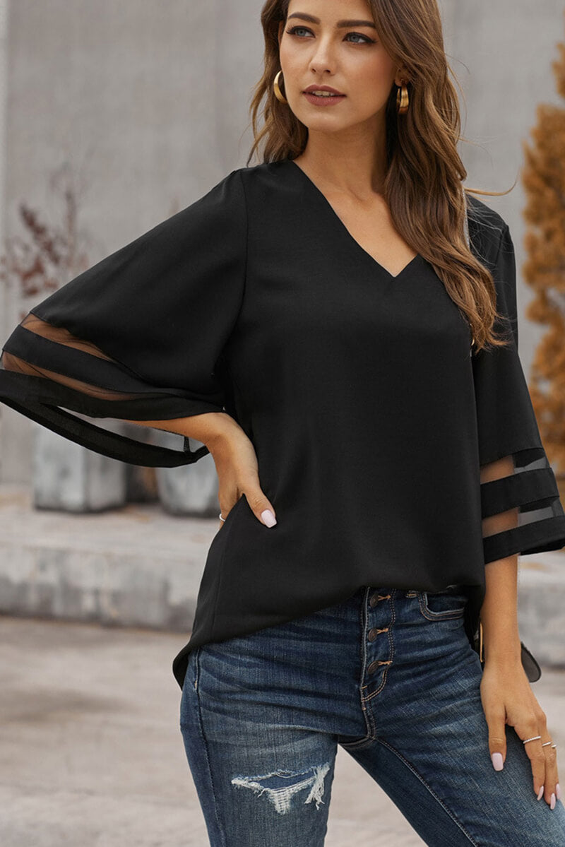 Well Tailored Blouse with a Graceful Silhouette
