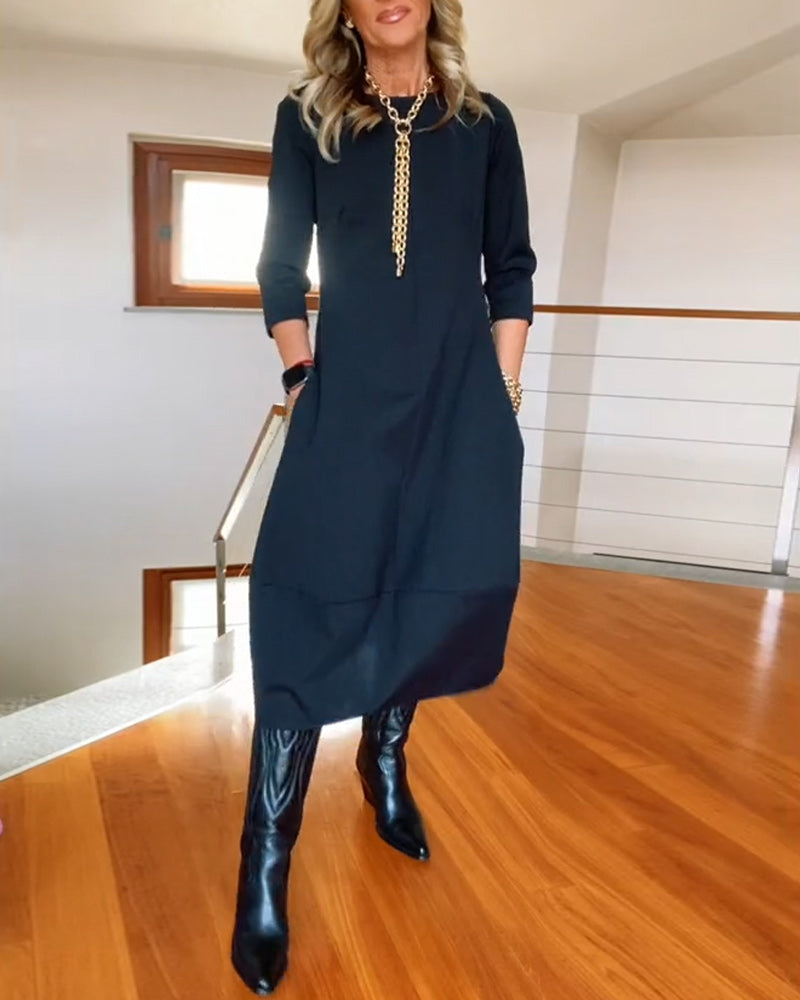 Well Tailored Dress with a Graceful Silhouette