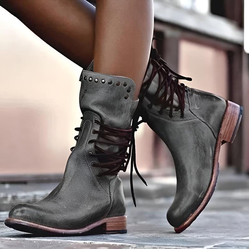 Vintage Inspired Orthopedic Boots