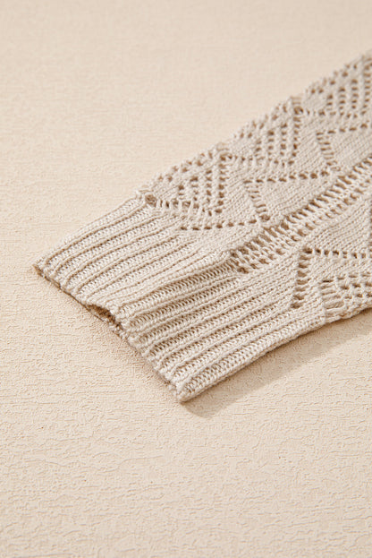 Well Tailored Cardigan with a Graceful Silhouette
