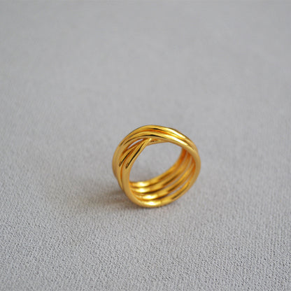 Upea Kulta Sormus päivittäiseen käyttöön