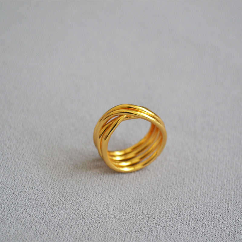 Upea Kulta Sormus päivittäiseen käyttöön