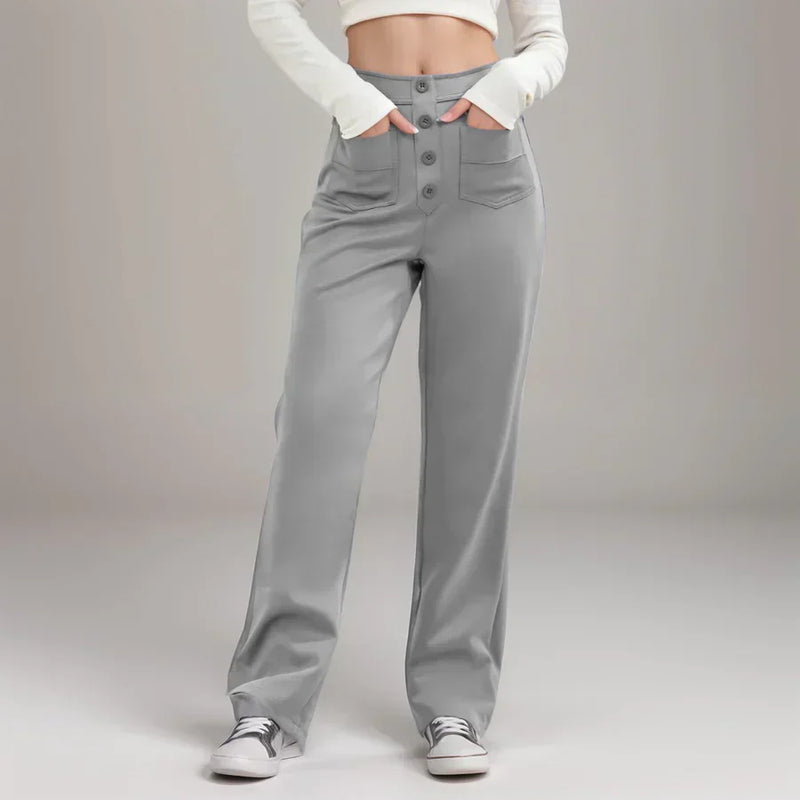 A Vintage Style Pants with Delicate Timeless Details