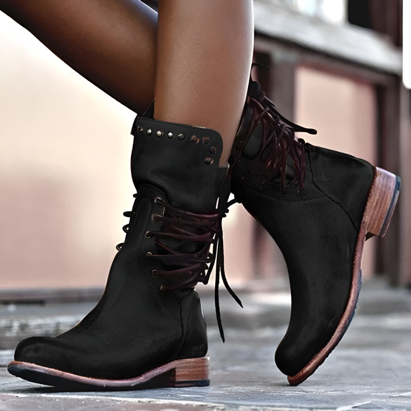 Vintage Inspired Orthopedic Boots