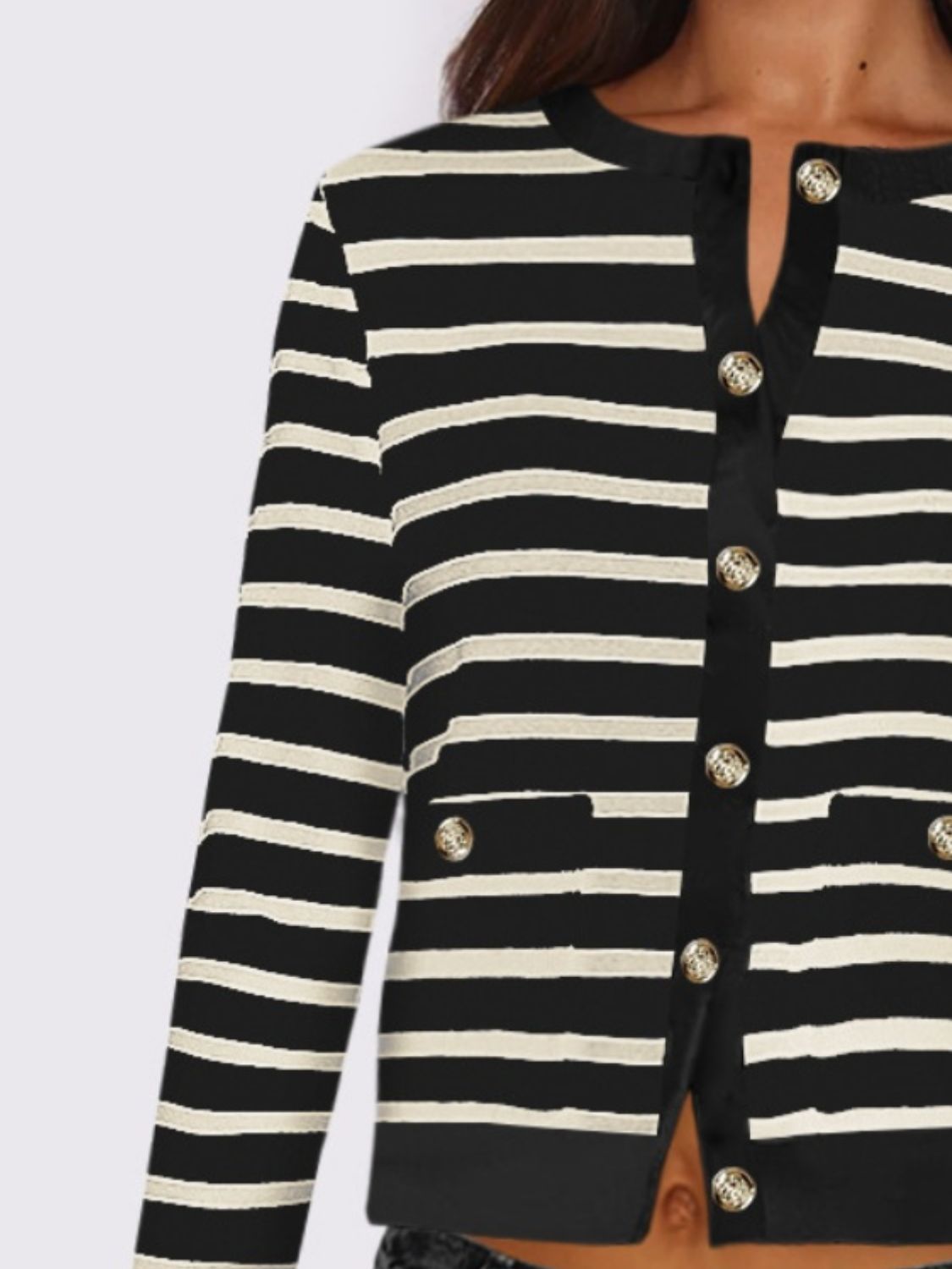 A Vintage Style Cardigan with Delicate Timeless Details