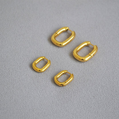 Käsintehty vintage Kulta Korvarengas