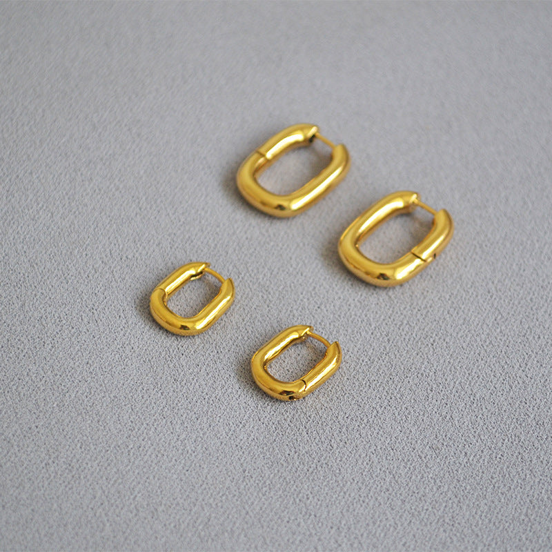 Käsintehty vintage Kulta Korvarengas