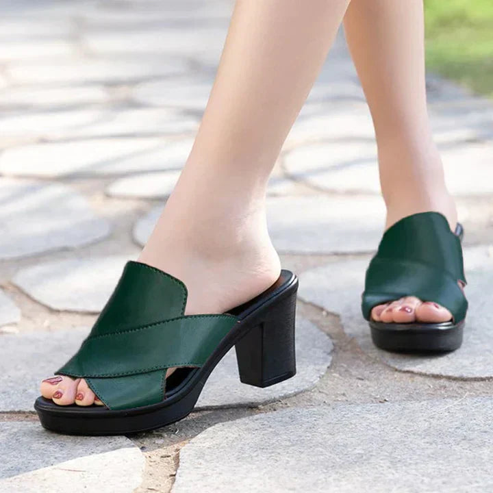 Chic Orthopedic Heels with Unique Design
