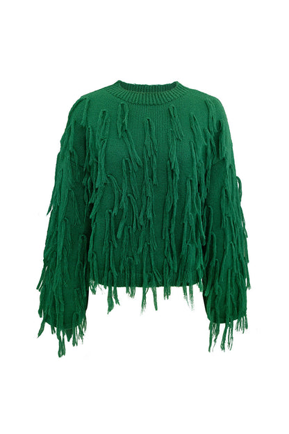 A Vintage Style Sweater with Delicate Timeless Details