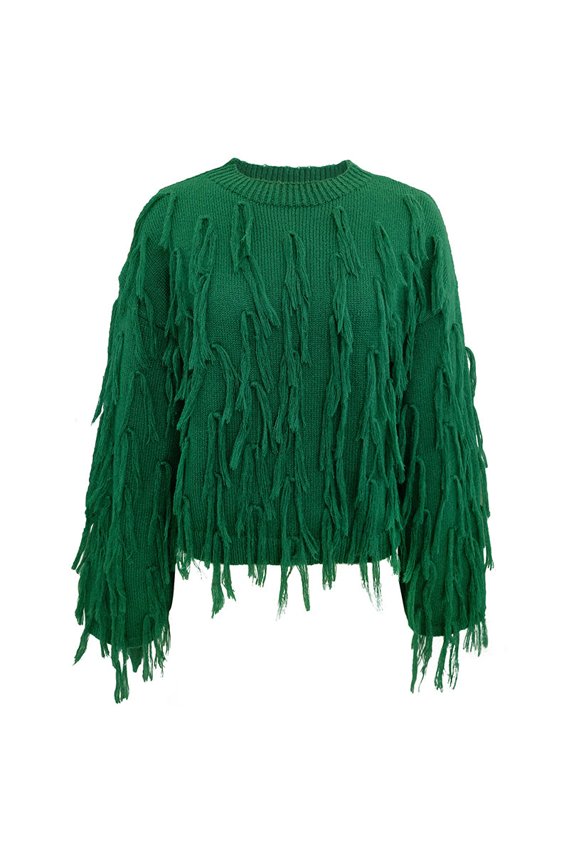 A Vintage Style Sweater with Delicate Timeless Details