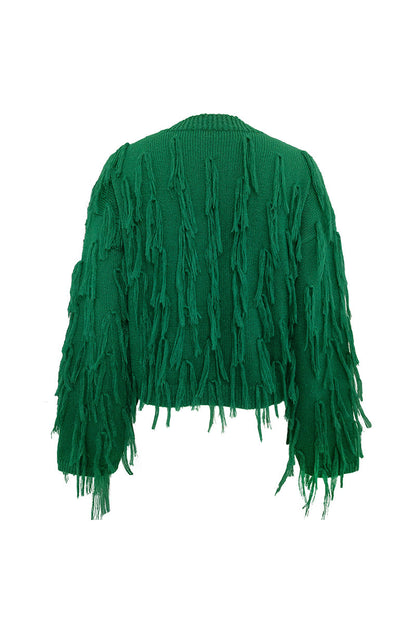 A Vintage Style Sweater with Delicate Timeless Details