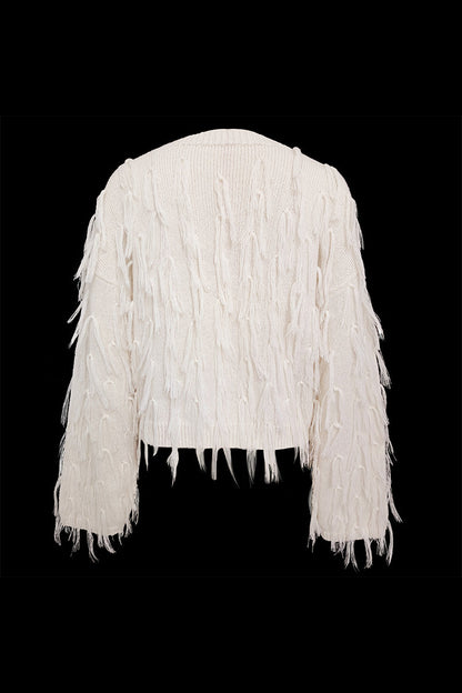 A Vintage Style Sweater with Delicate Timeless Details