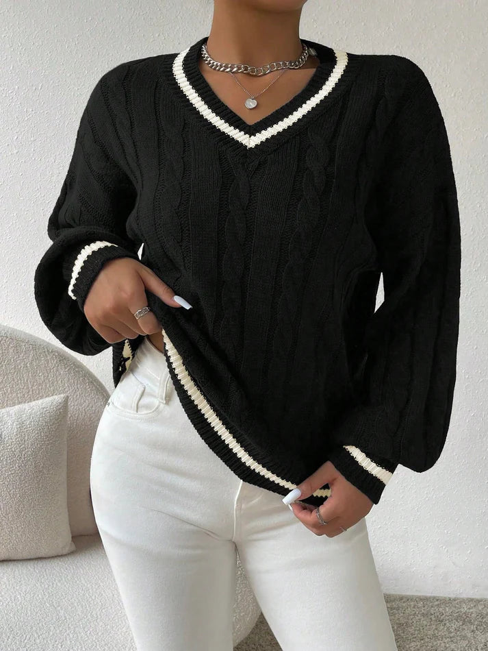 Beautifully Finished Sweater in a Timeless Design
